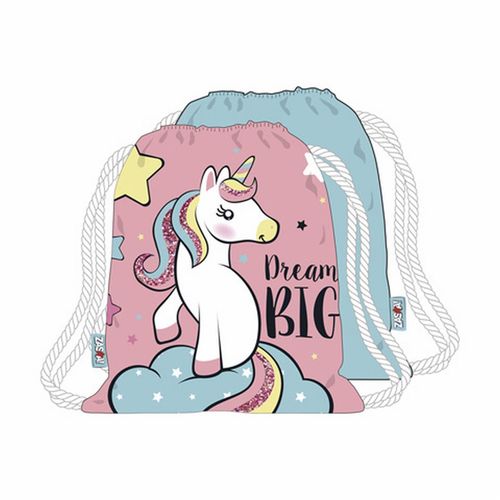 Saco cuerdas Unicornio 44,5 x 38 cm