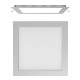 Downlight led empotrable marco blanco cuadrado 20W