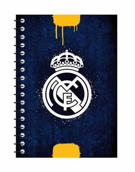 Libreta A4 tapa dura del Real Madrid C.F.