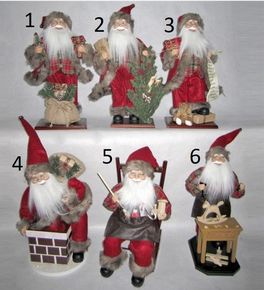 Figura decorativa de Papá Noel Santa Claus