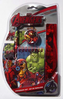 Set papelería Los Vengadores Avengers Marvel