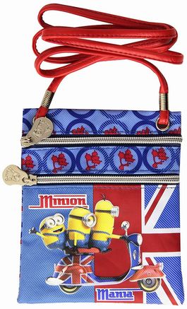 Bolso bandolera Los Minions "London" 15 x 17 x 1 cm