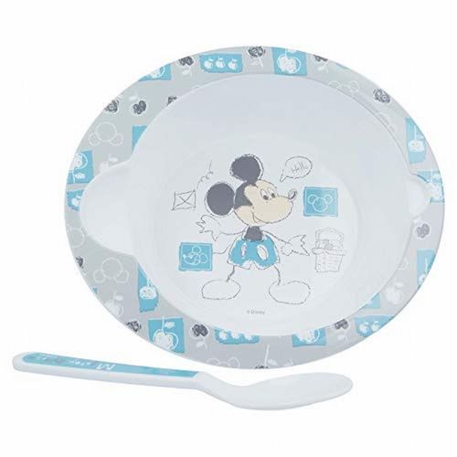 Set apto para microondas 2 piezas Baby Mickey (Cuenco y cuchara)