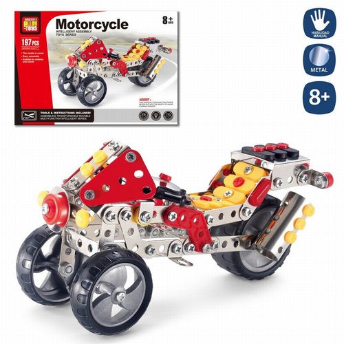 Moto de metal Mecano