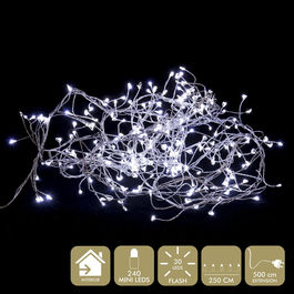 Guirnalda micro-led 240 luces LED blanco