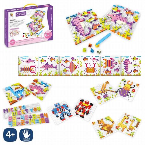 Puzzle encajable con 420 piezas