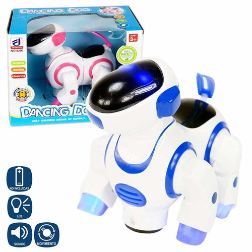 Robot perro anda luz y sonido