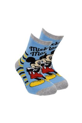 Calcetines antideslizantes Mickey rayas  23/26