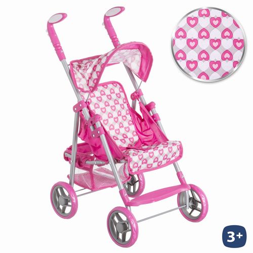 Silla muñeca con toldo abatible Corazón