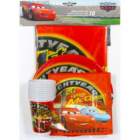 Set cumpleaos Cars