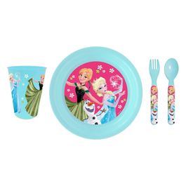 Set de 4 piezas de plástico de Frozen