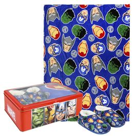 Set de invierno en caja metálica de Los Vengadores