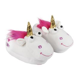 Zapatillas casa 3D Fluffy Unicornio Minions