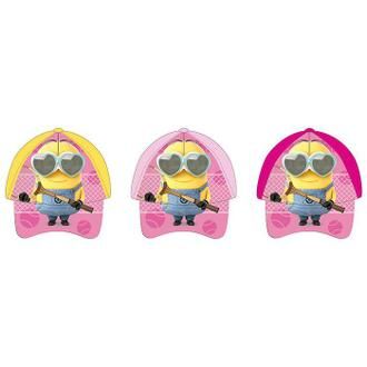 Gorra infantil amarilla Minions Love Tennis talla 52