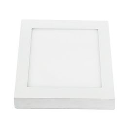 Downlight led superficie marco blanco cuadrado. 18W