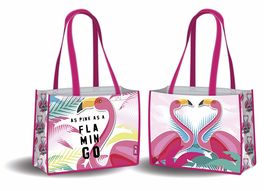 Bolsa shopping Flamingo 31x35cm