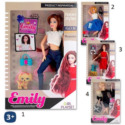 Muñeca maniquí articulada Emily