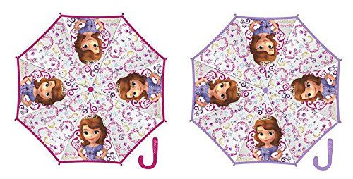Paraguas transparente manual de Princesa Sofa