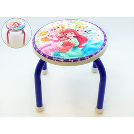Taburete metal Princesas 25 x 25 x 25 cm