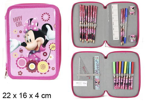 Plumier 2 cremalleras Minnie