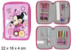 Plumier 2 cremalleras Minnie
