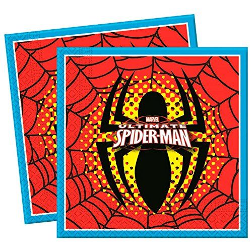 Set 20 servilletas Papel Spiderman Marvel