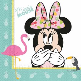 Pack 20 servilletas Minnie Mouse Disney 33 x 33 cm