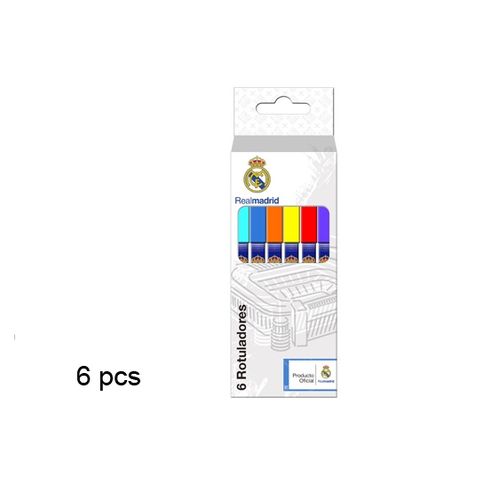 Set 6 rotuladores Real Madrid