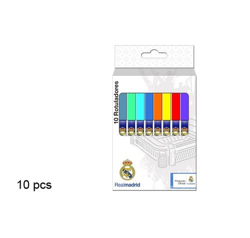 Set 10 rotuladores Real Madrid