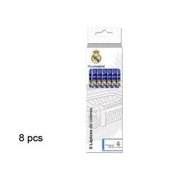 Set 8 lápices de colores Real Madrid