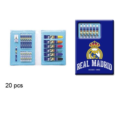 Estuche 20 piezas Real Madrid