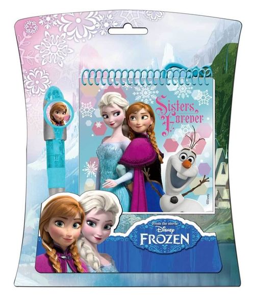 Set libreta y bolgrafo Frozen