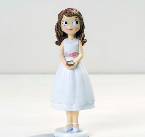 Figura niña comunión con vestido corto
