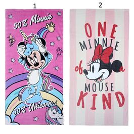 Toalla playa algodón de Minnie Mouse 70 x 140 cm