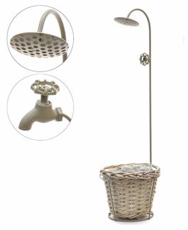 Macetero con grifo 22 x 20 x 68 cm