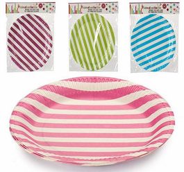 Pack de 6 platos de cartón "Good Party" 25 cm