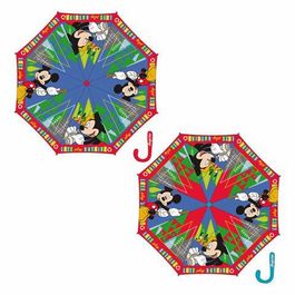 Paraguas automático mango rojo Mickey Mouse 48 cm