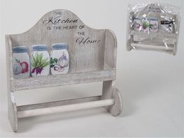 Estantería Porta Rollos Amy 32 x 32 x 12 cm