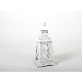 Farol decoración jardín Ice 12x12x32 cm