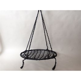 Silla columpio antracita Meir 80 x 80 x 100 cm