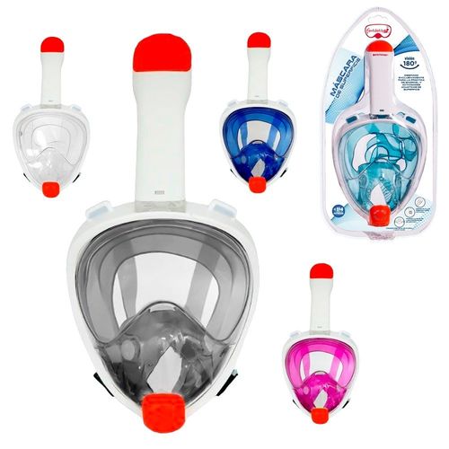 Máscara facial de buceo adultos y jóvenes