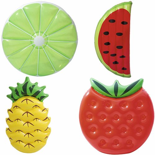 Colchoneta hinchable forma fruta