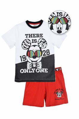 Conjunto de 2 piezas de Mickey Mouse rojo 4 años
