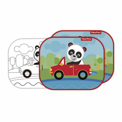 Set de 2 viseras con lámina de Panda