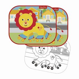 Set de 2 viseras con lámina de León