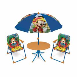 Set mesa con sombrilla y sillas Mickey Mouse Disney