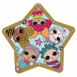 Toalla playa poliester Lol Surprise Estrella 133 x 130 cm