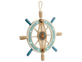 Timón Madera Cuerda 8 Leds