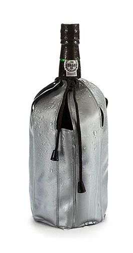 Enfriador Botella Vino Gris