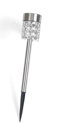 Lámpara solar Led multicolor 6 x 6 x 28 cm